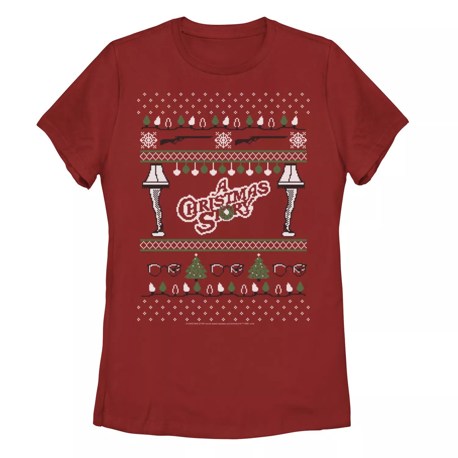 

Детская футболка с логотипом A Christmas Story Ugly Christmas Sweater Licensed Character