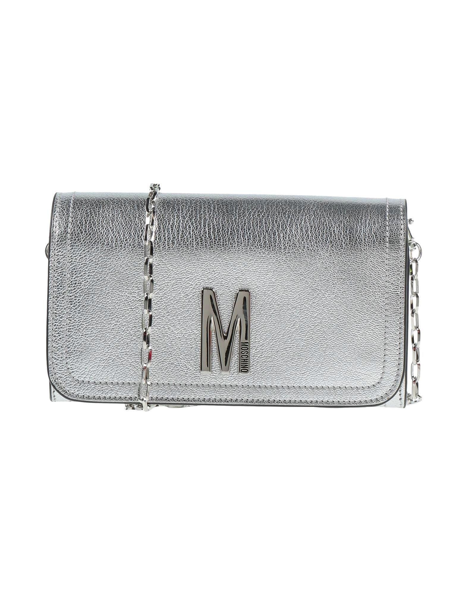 

Кошелек Moschino, серебряный