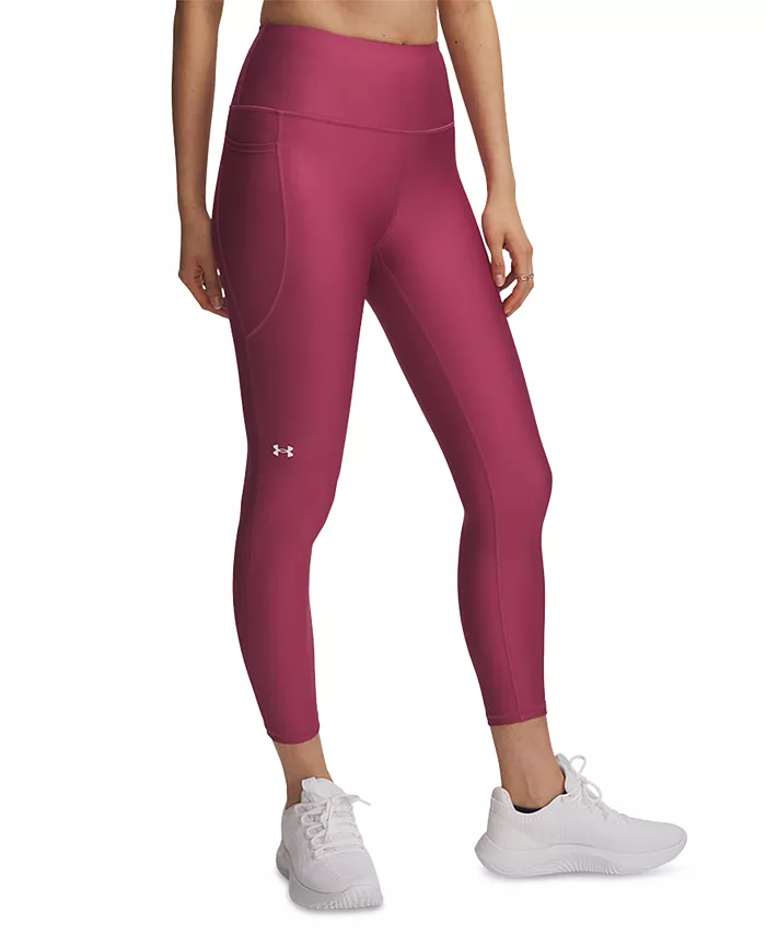 

Женские технологичные леггинсы с высокой талией длиной до щиколотки Under Armour, розовый