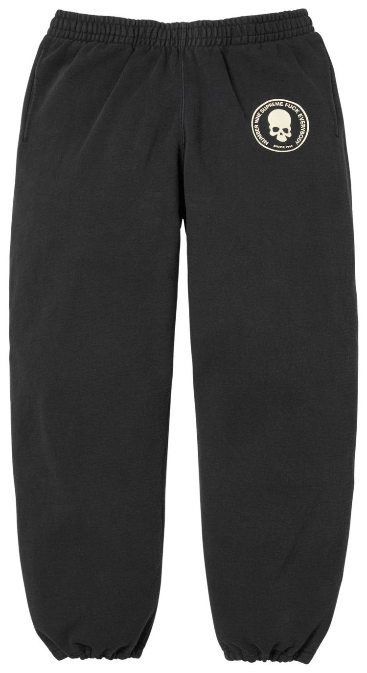 

Спортивные штаны Supreme x Number (N)Ine на шнуровке, черные