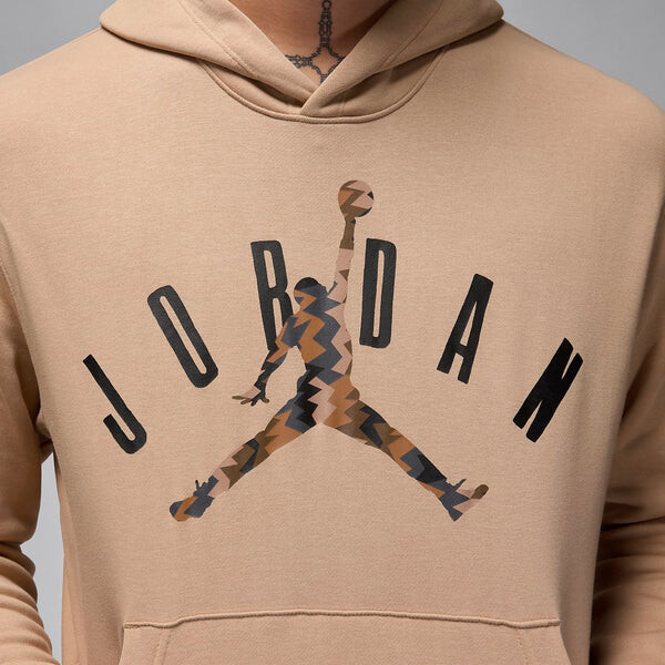 Толстовка Air Jordan Flight MVP Fleece Pullover Hoodie 'Hemp', цвет hemp — фото 3