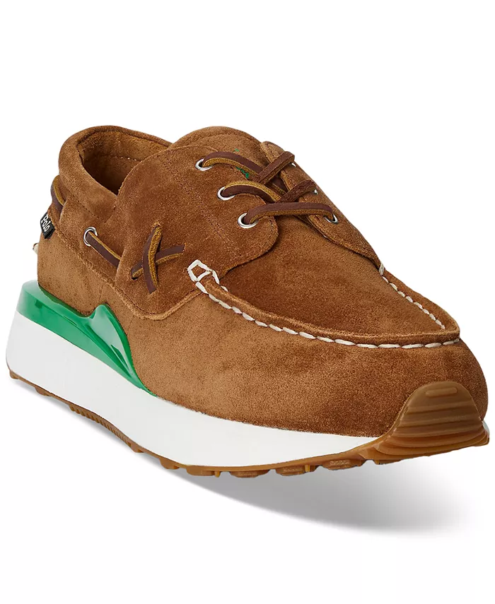 

Мужские кроссовки Train 89 Suede Moc-Toe Polo Ralph Lauren, коричневый