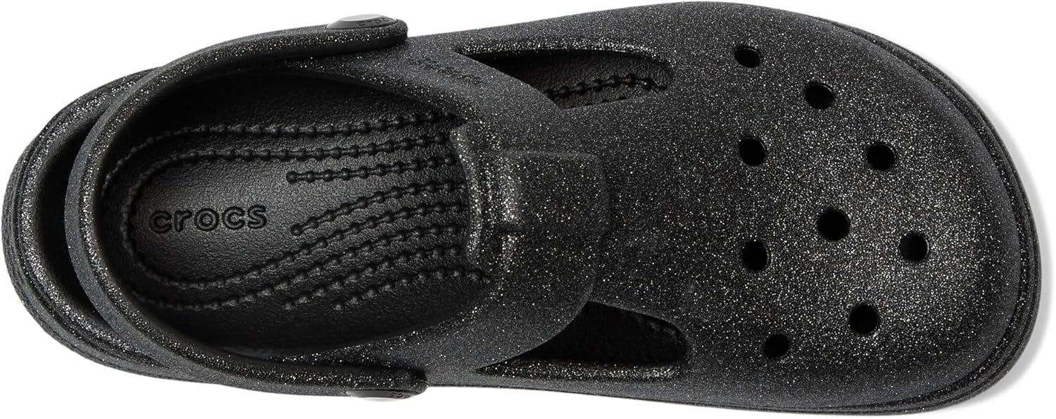 Детские кроксы Crocs Classic Mary Jane, черный — фото 2