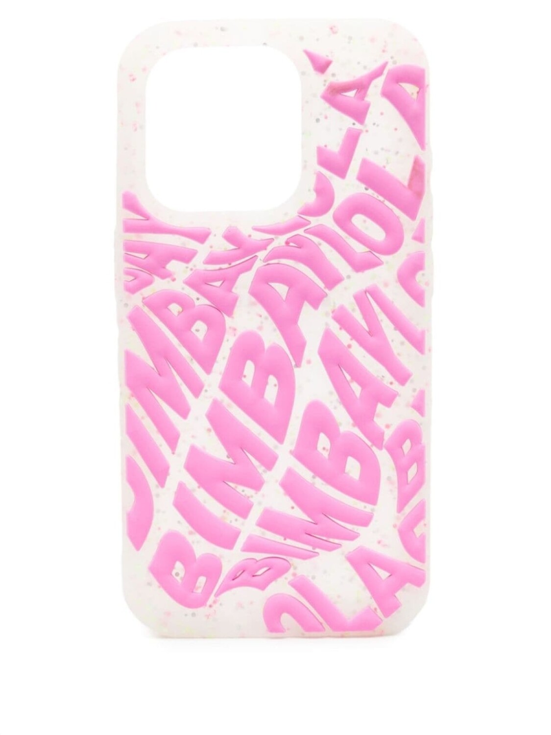 

Bimba y Lola чехол для iPhone 15 Pro с тисненым логотипом, розовый