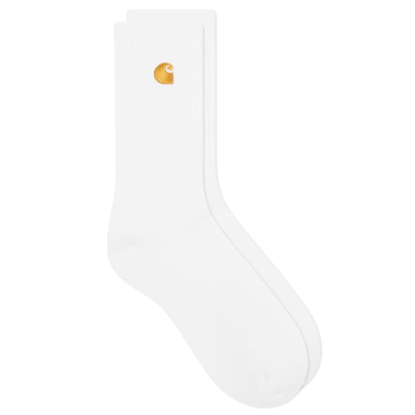 

Носки Чейза Carhartt Wip, белый & золото