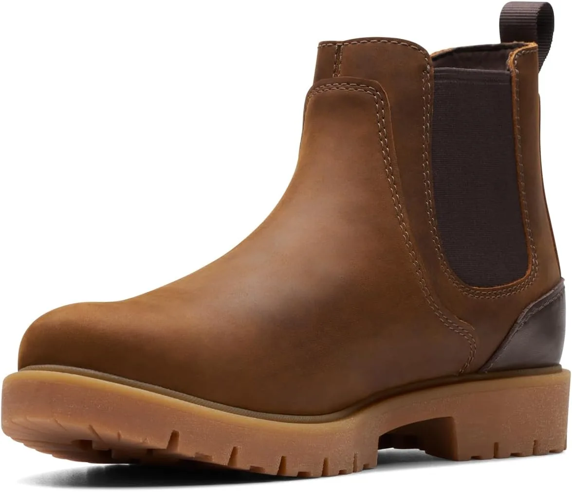 Мужские ботинки челси Clarks Rossdale Top, коричневый — фото 3