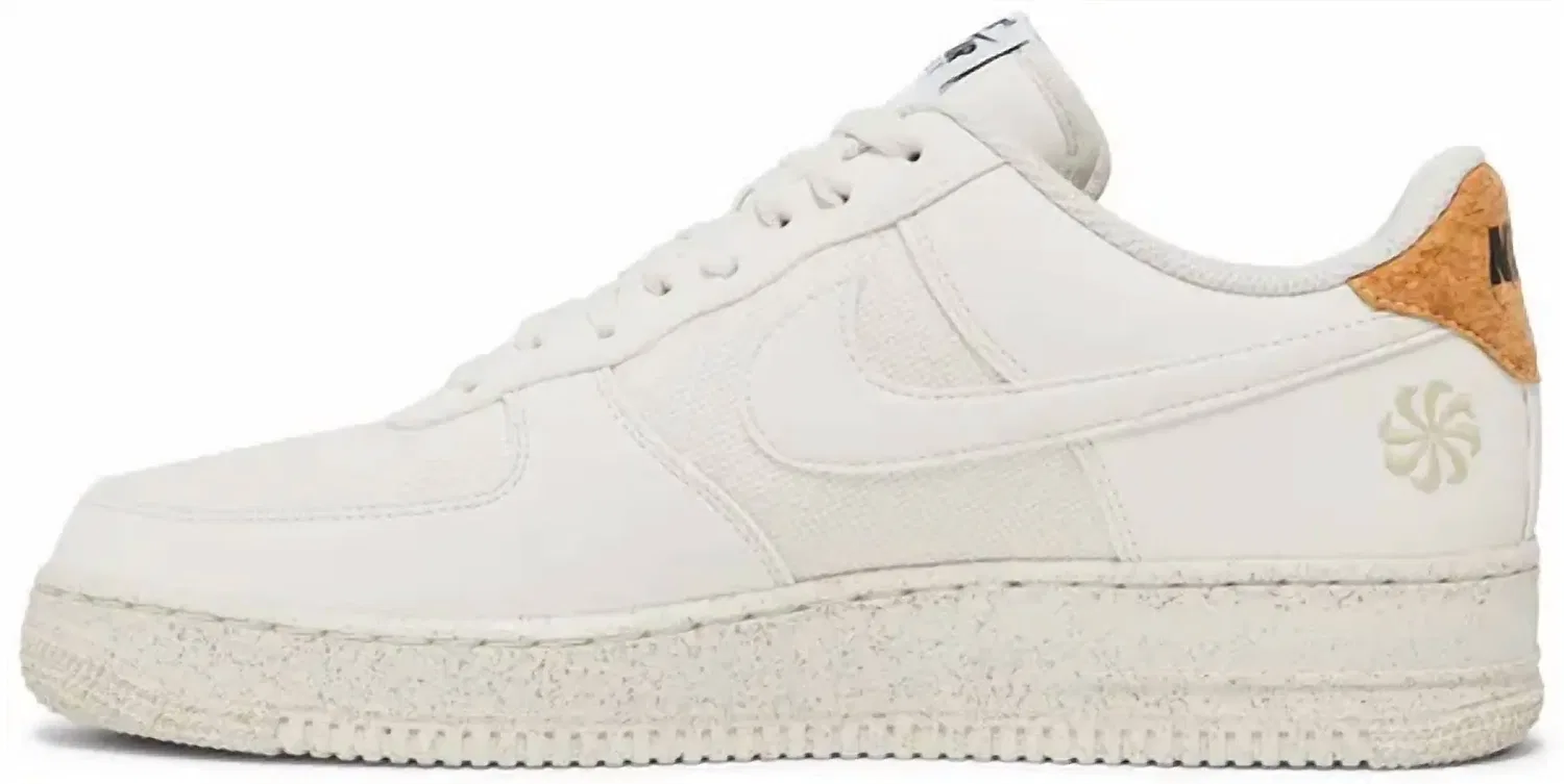 Nike Мужские кроссовки Air Force 1 Low Next Nature в бело-кремовом цвете