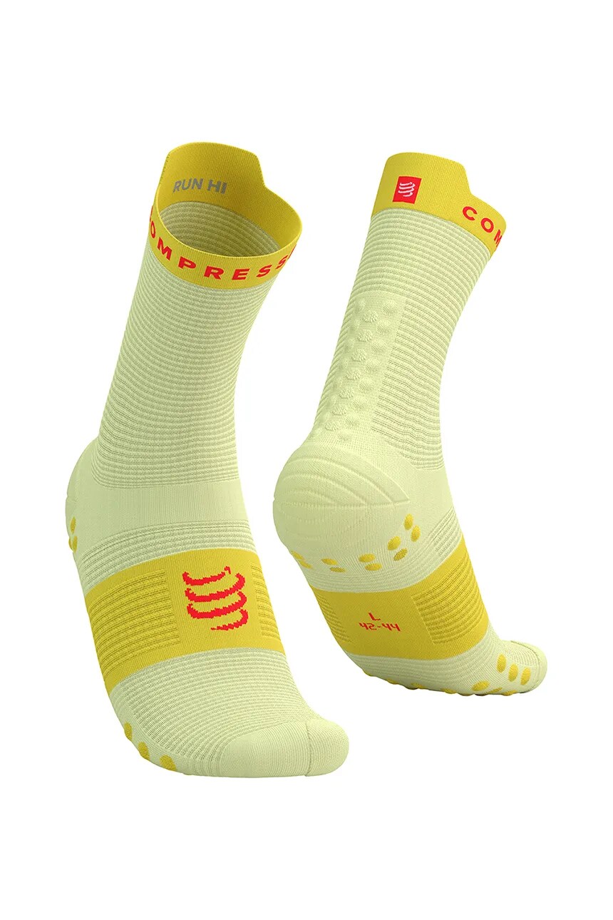 

Носки Pro Racing v4.0 Run High Compressport, желтый