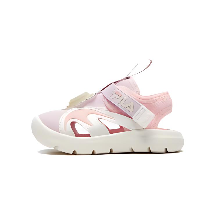 

FILA KIDS Нескользящие износостойкие низкие детские туфли фиолетово-розового цвета для младенцев и малышей