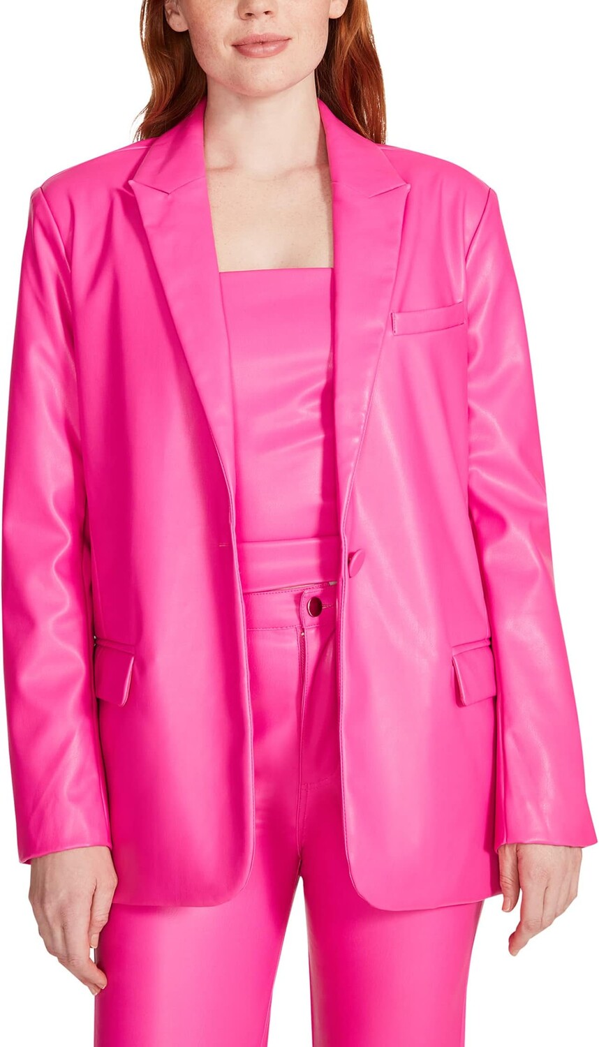 

Кожаная куртка Одри Steve Madden, цвет Pink Glo
