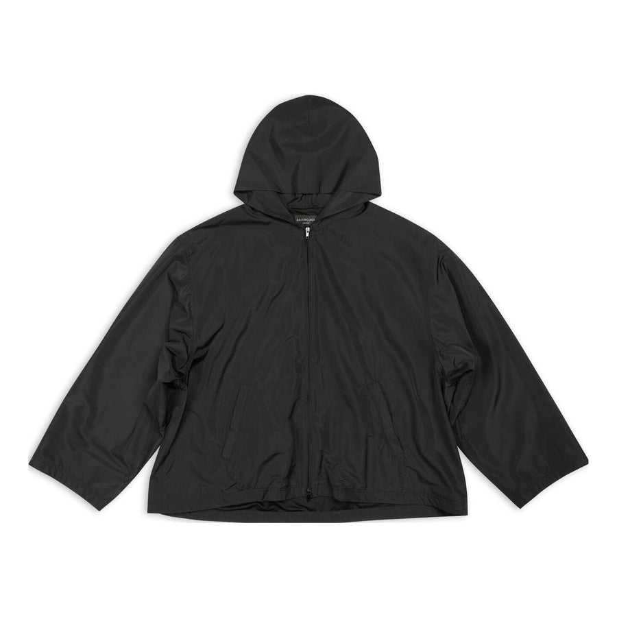

Куртка Balenciaga Hooded Windbreaker Jacket 'Black', черный