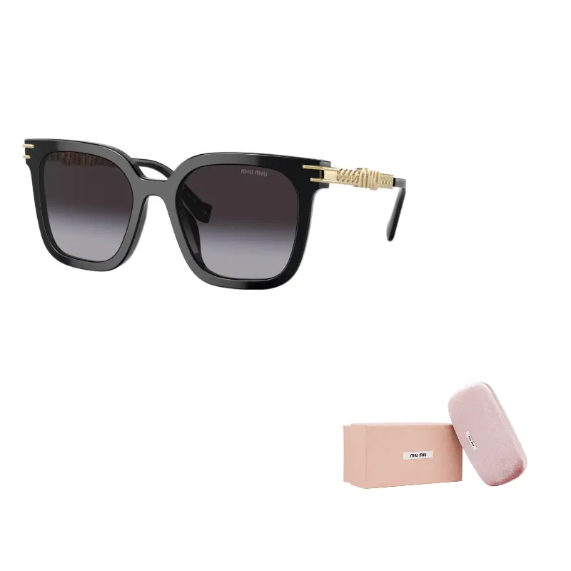 

Квадратные солнцезащитные очки для женщин Miu Miu, черный