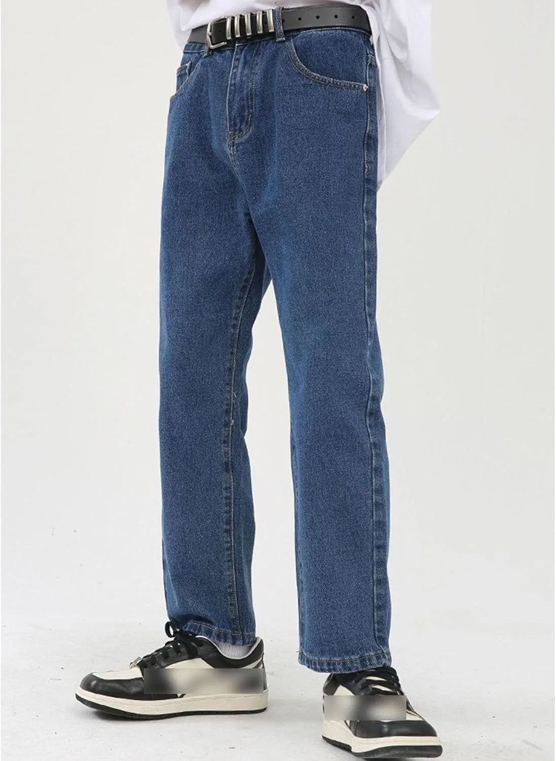 Джинсы с зауженным кроем, стретч, Navy Blue — фото 3