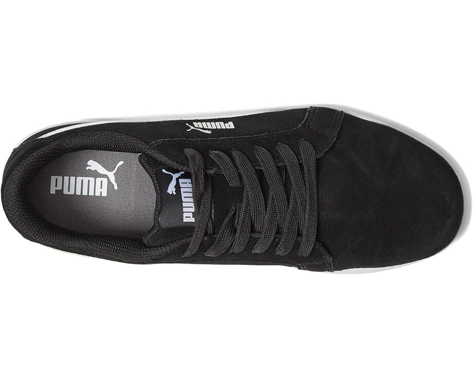 Кроссовки PUMA Safety Iconic Suede Low ASTM EH, цвет Black/White — фото 2