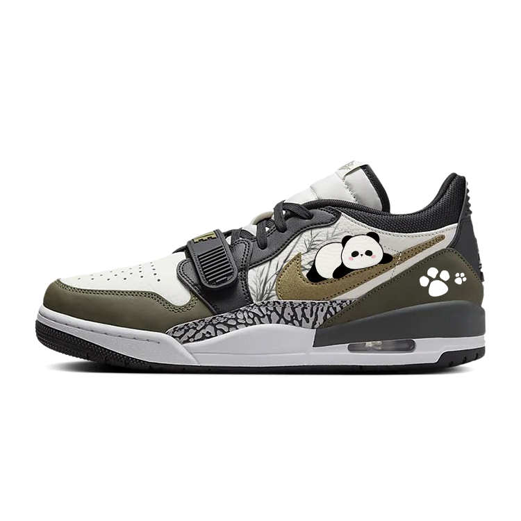 

Jordan Баскетбольные кроссовки Legacy 312 Vintage, низкие, мужские, зеленые/белые