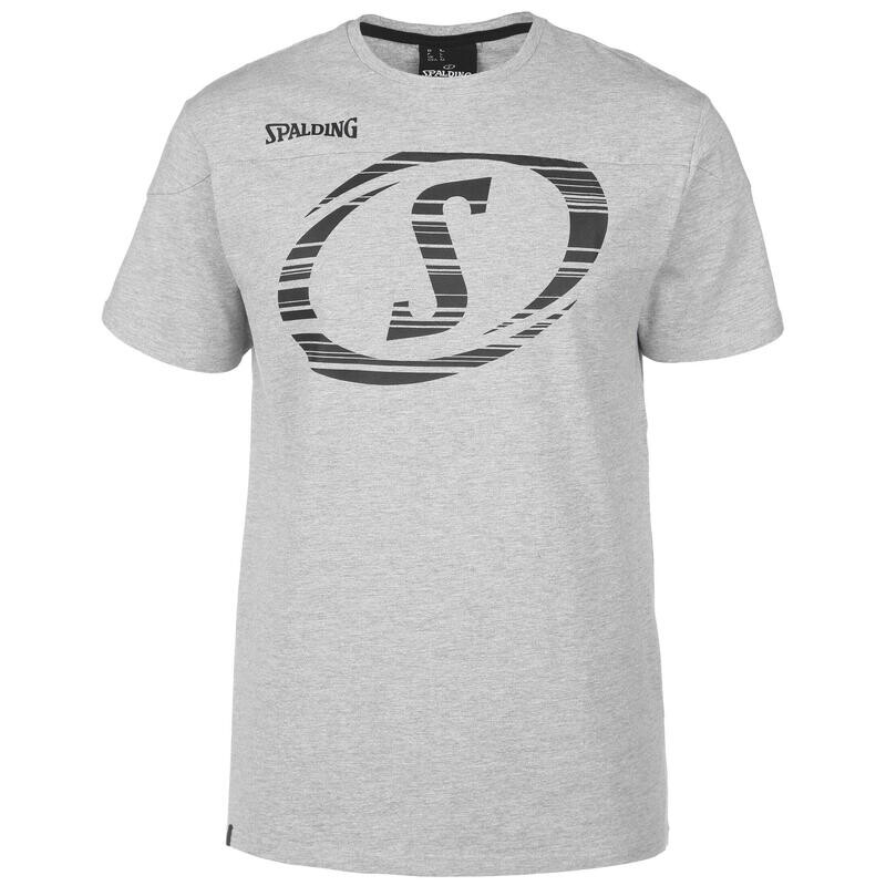 

Футболка Spalding, цвет grau/grau/schwarz