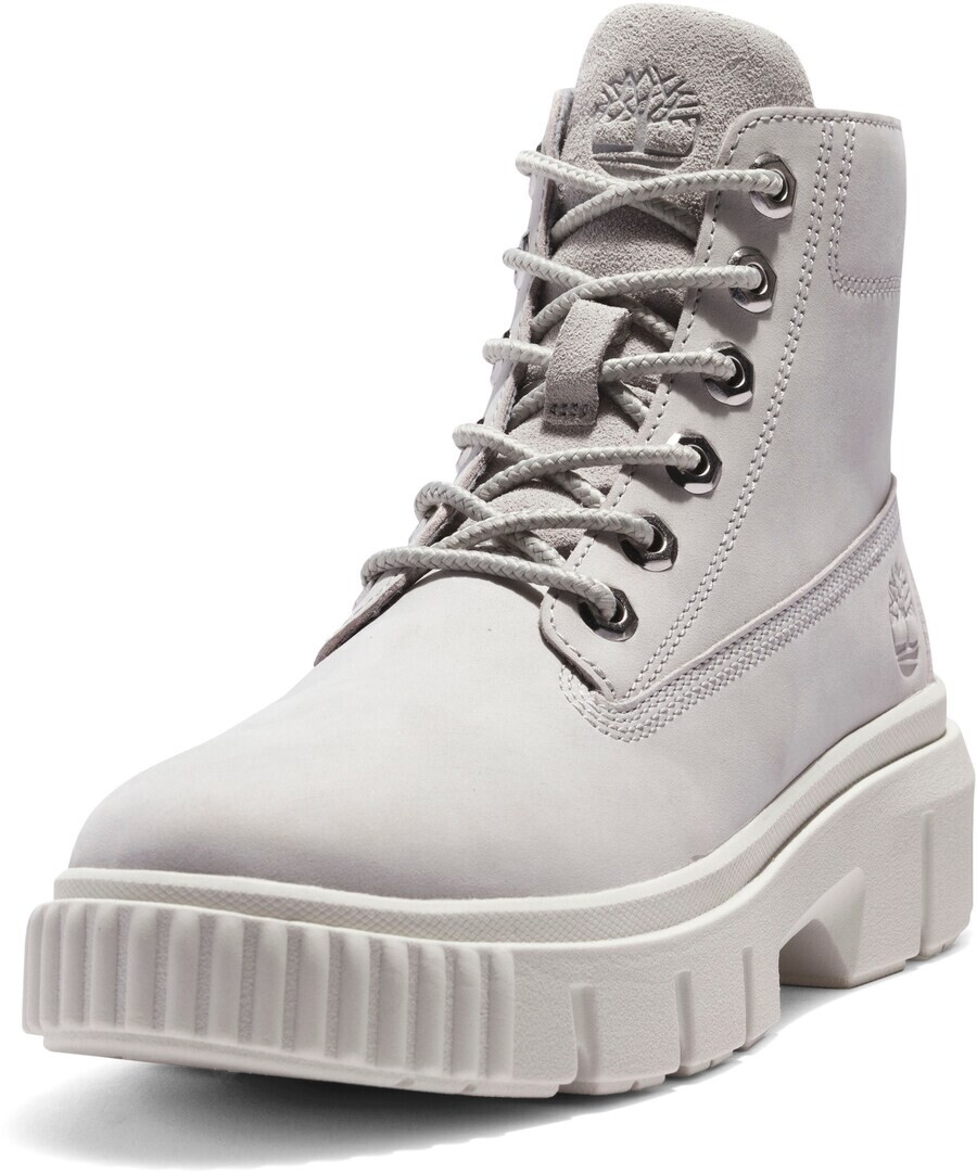 Ботильоны на шнуровке TIMBERLAND Lace-Up Ankle Boots Greyfield, светло-серый