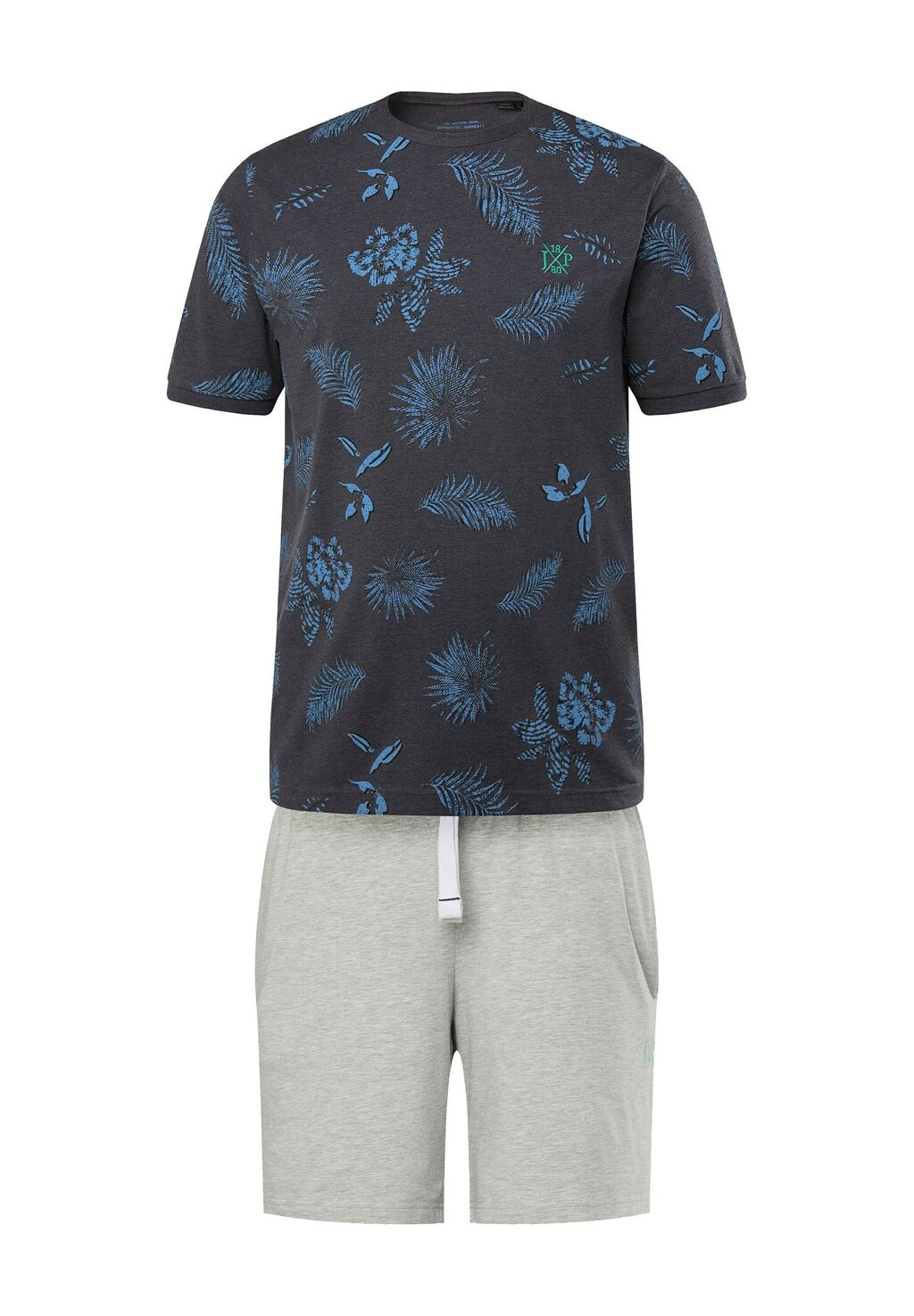 

Пижамный комплект TWO-PIECE ALL-OVER PRINT JP1880, темно-синий