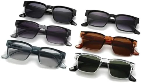 

Модные солнцезащитные очки для женщин: квадратные, градиентные, UV400, ретро, ​​с заклепками. Модные солнцезащитные очки для мужчин: темно-зеленые MTZJH, Brown Tea