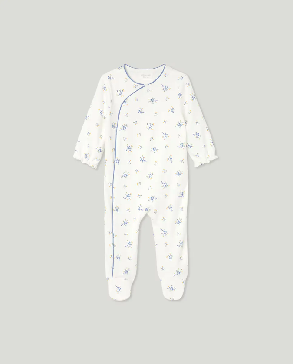 

Длинный комбинезон для девочки Cotton Juice, синий