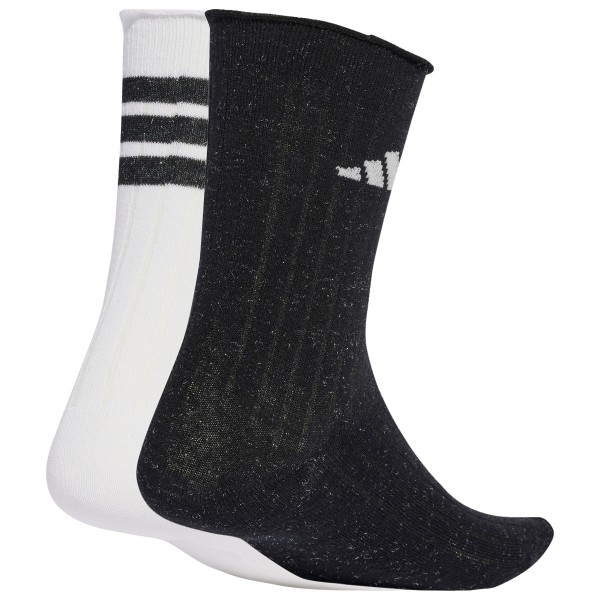 Светящиеся носки, 2 шт. в упаковке - многофункциональные носки Adidas, мультиколор — фото 2