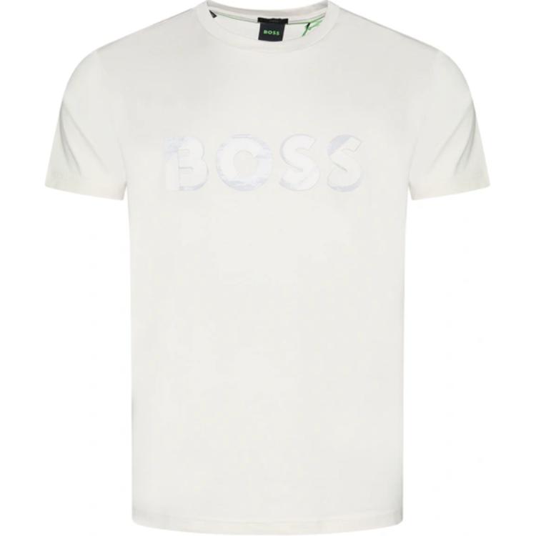 

Футболка Boss Maxi Logo Patch Crewneck HUGO BOSS, белая