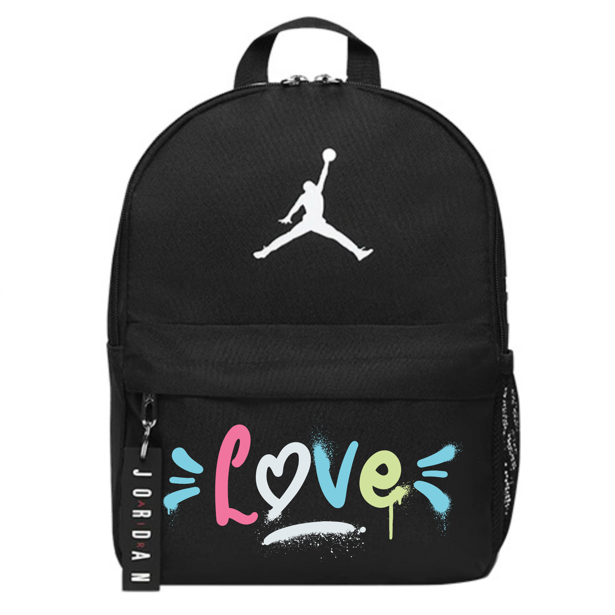 

Jordan Полиэстеровый рюкзак обычный унисекс черный, Love