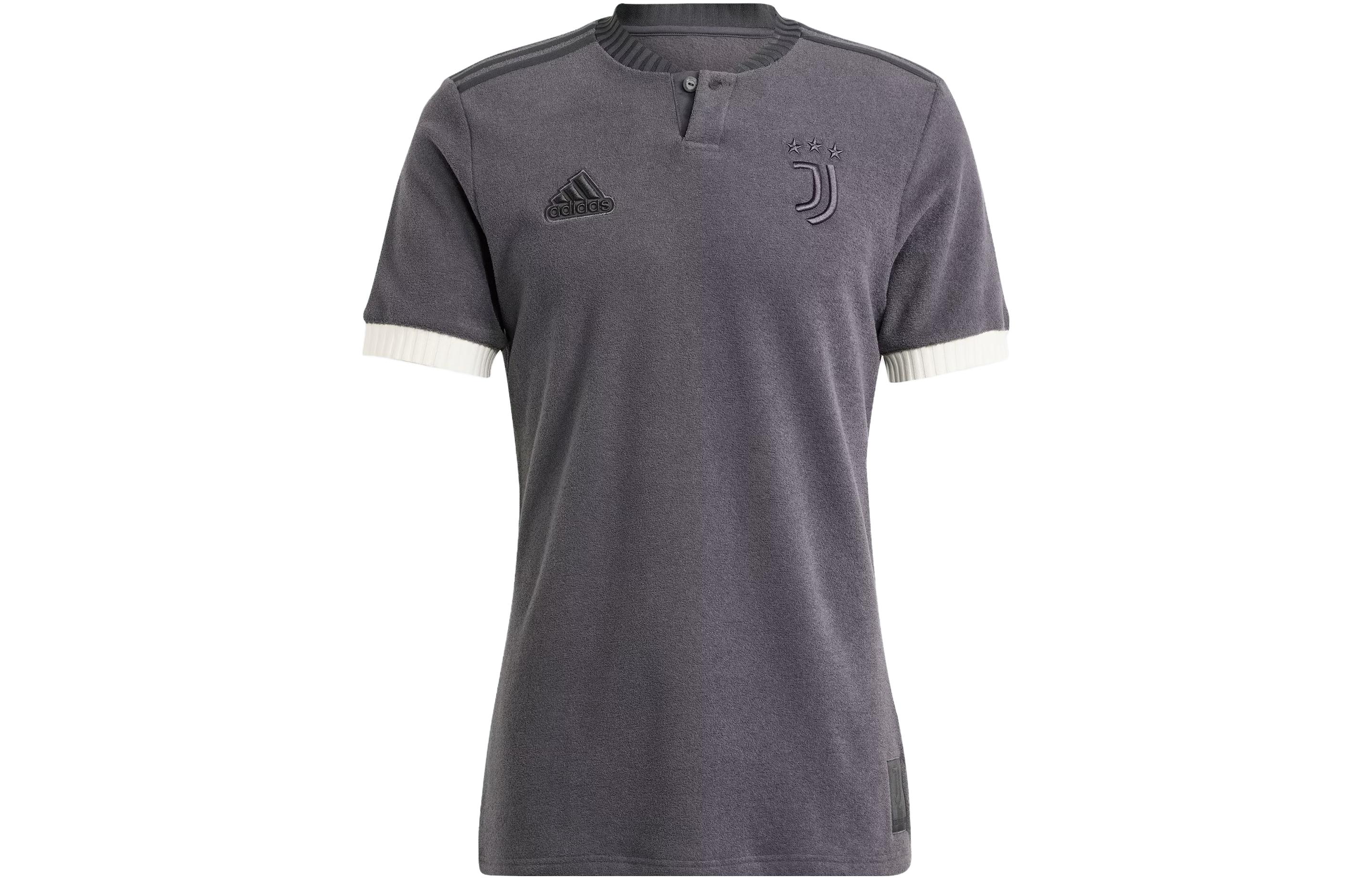 Футболка Juventus мужская Adidas угольно-черная — фото 2
