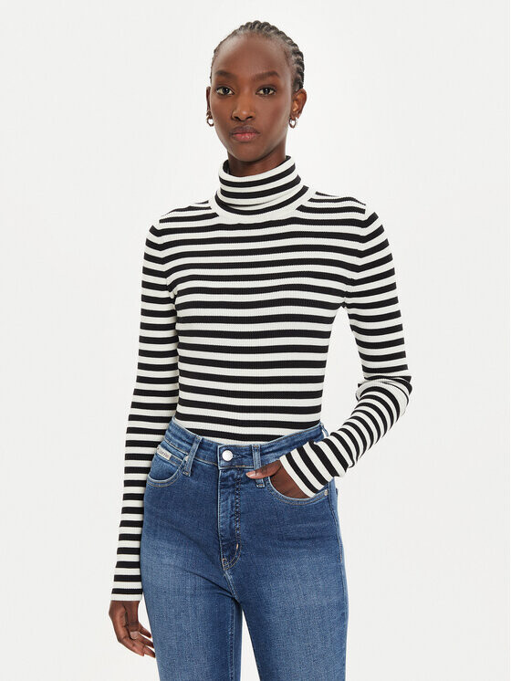

Водолазка стандартного кроя Calvin Klein, черный