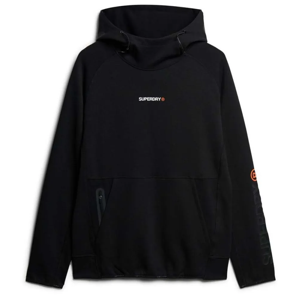 

Худи Superdry Tech Logo Loose, черный