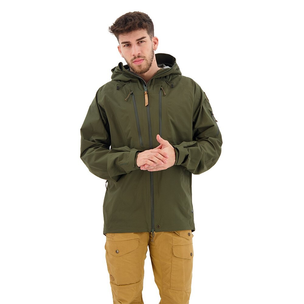 

Куртка Fjällräven Keb Eco-Shell, зеленый
