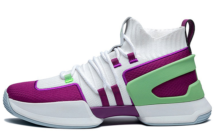 

Баскетбольные кроссовки Zero Cell Basketball Shoes Unisex Mid-Top White/Purple Eqlz Equalizer