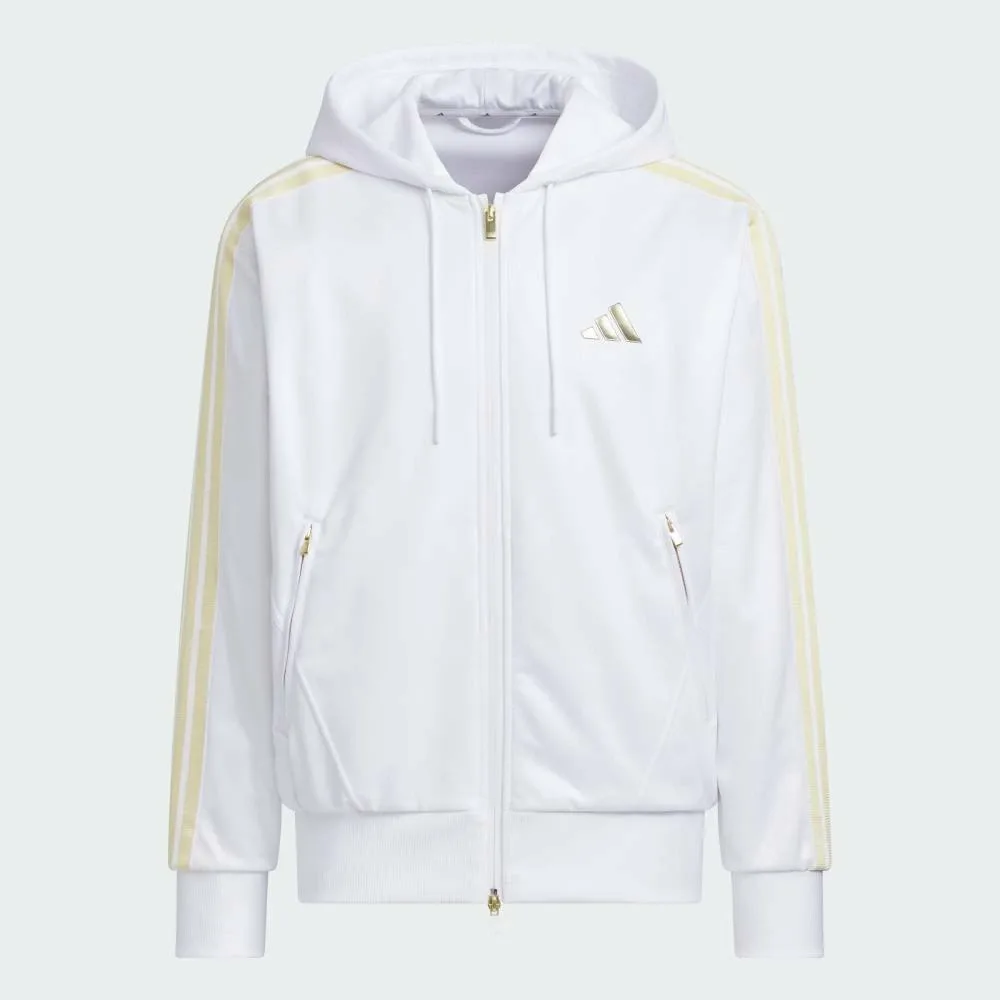 Официальная футболка Adidas Stadium Gold свободного кроя для фудтрака, цвет White — фото 4