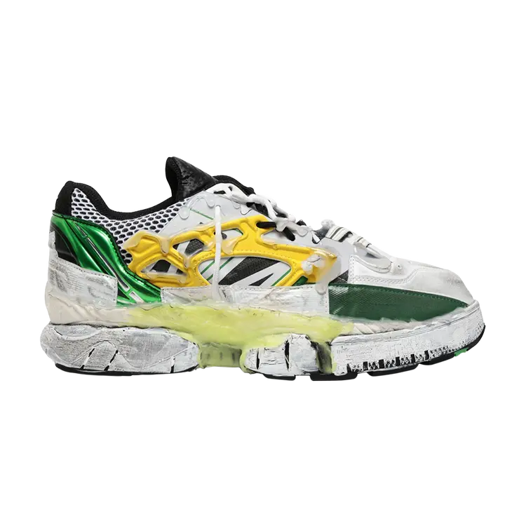 

Кроссовки Maison Margiela Fusion Sneaker 'Green Yellow', белый