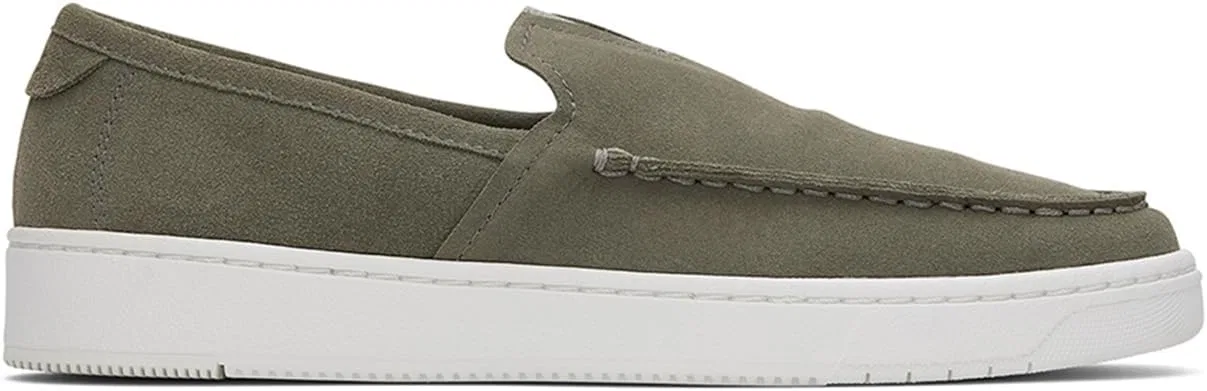 Мужские плоские тапочки TOMS Trvl Lite, Vetiver Grey Suede — фото 2
