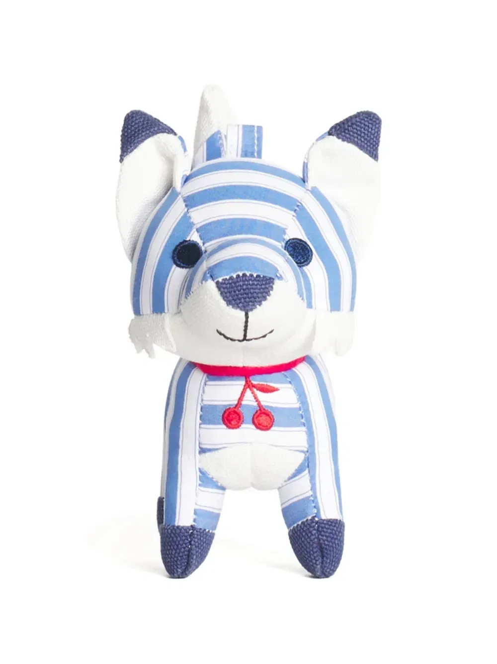 Игрушка мягкая Bonpoint из хлопка с узором Maison Kitsuné Kids, синий