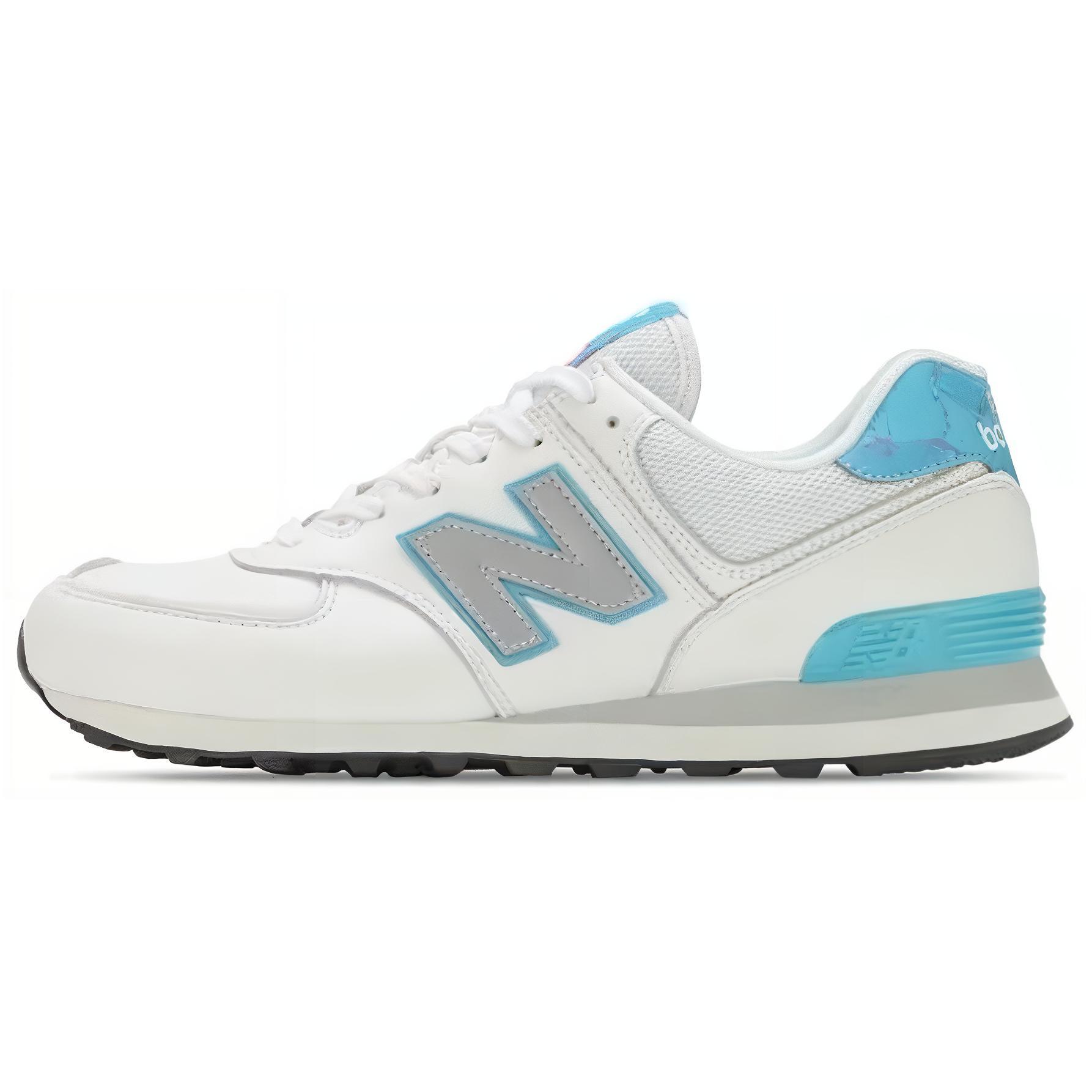 

New Balance Кроссовки для бега Sagan Tosu x NB 574 с амортизацией и износостойкостью, низкие, мужские, цвет белый, синий