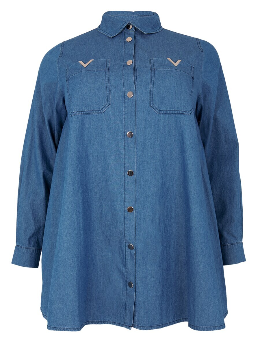 

Длинная блузка YOEK Blouse, синий