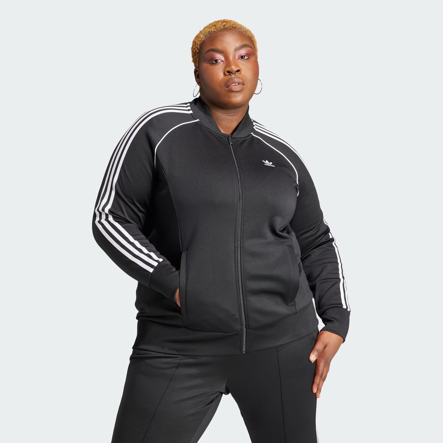 

Спортивная куртка Adicolor Classics SST (большие размеры) Adidas, цвет Black