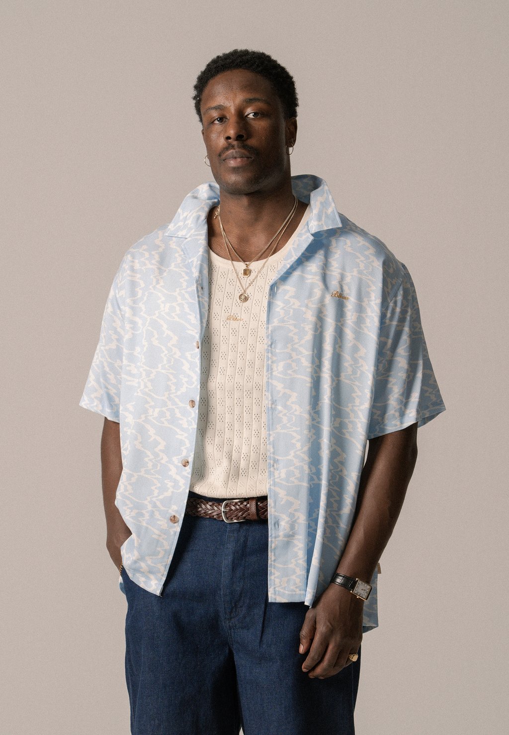 

Рубашка BAGLIORE SHIRT UNISEX - Button-down blouse BLKVIS, светло-голубой