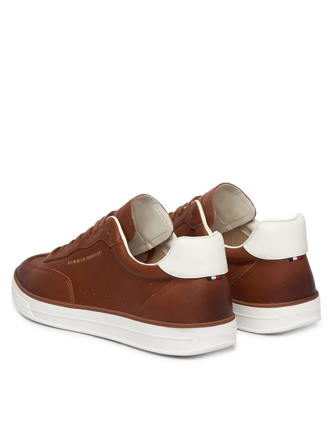 Tommy Hilfiger Кроссовки Th Lo Lux 1A2 Cognac FM0FM05870 коричневые — фото 3