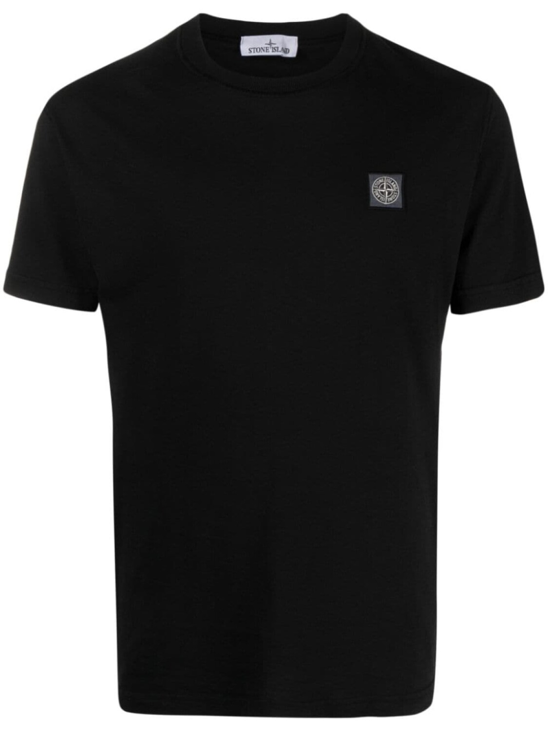 

Stone Island футболка с нашивкой-логотипом, черный