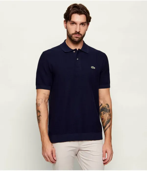 Полюс straight fit Lacoste, темно-синий