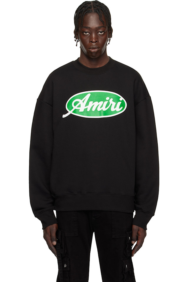 

Оверсайз худи овальной формы Amiri Amiri, черный