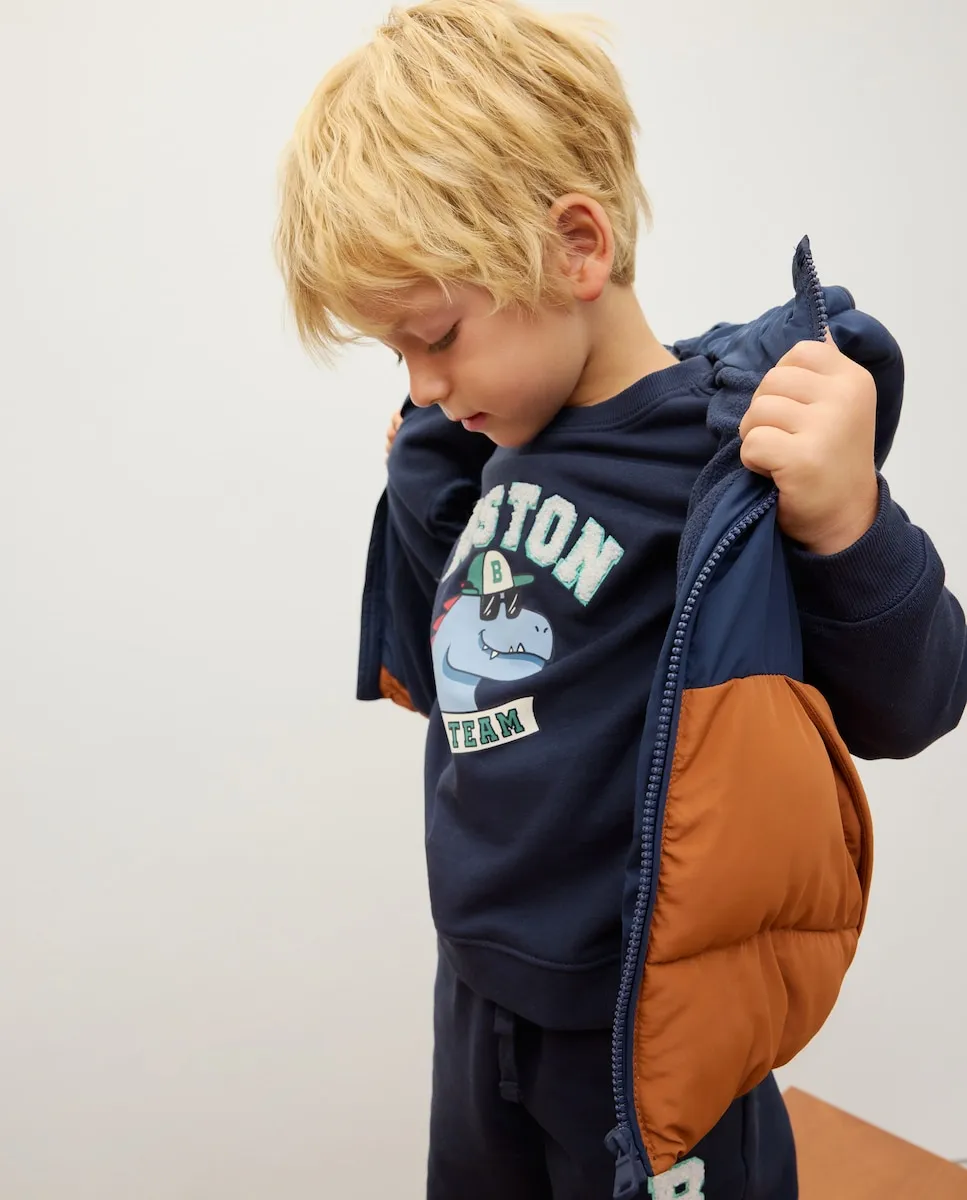 

Детский жилет в стиле color block Kids El Corte Inglés, мультиколор