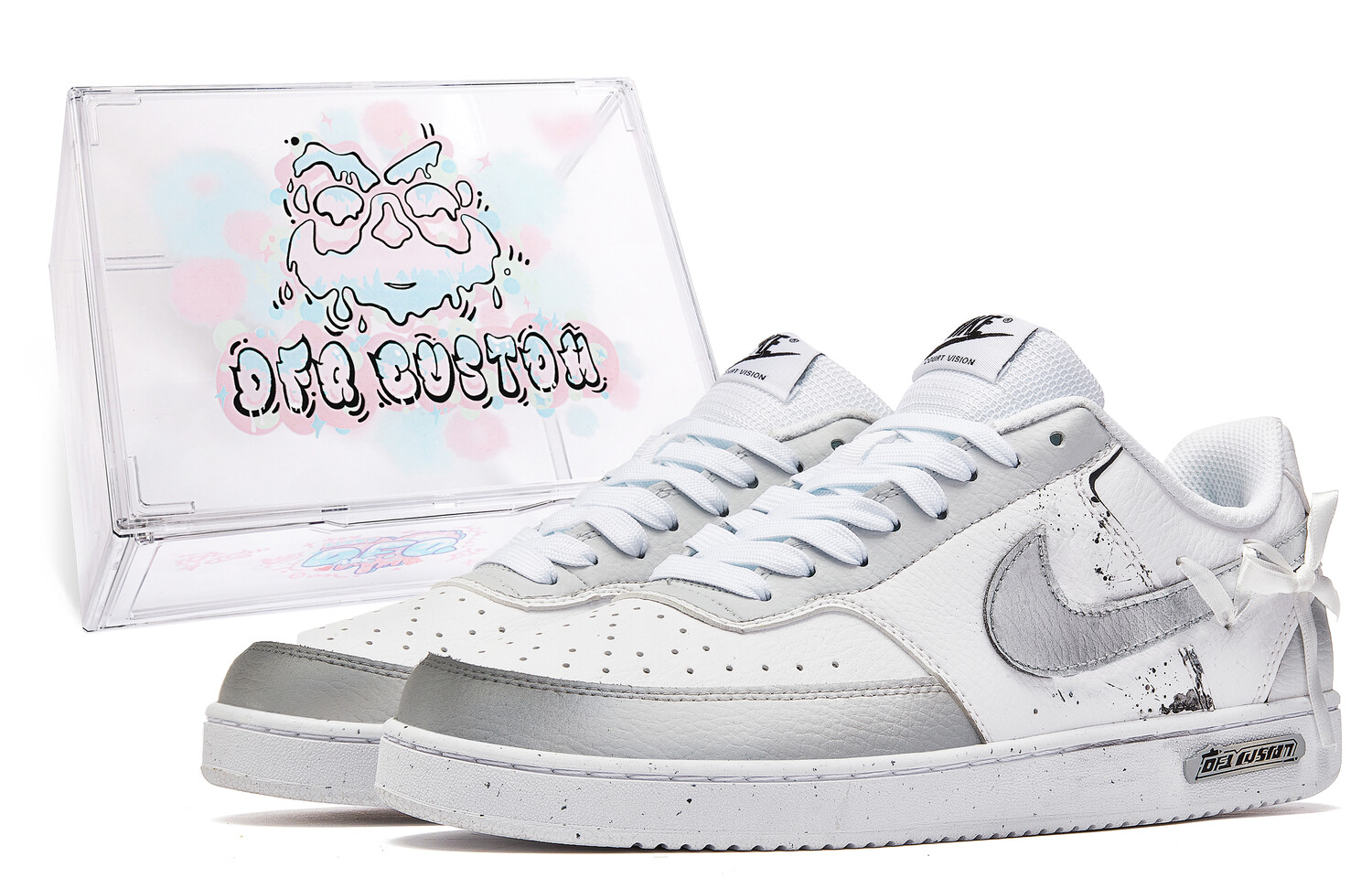 

Мужские кроссовки для скейтбординга Nike Court Vision 1, Silver