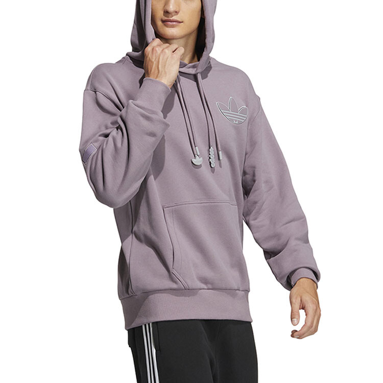 Толстовка мужская фиолетовая Adidas Originals, фиолетовый — фото 3