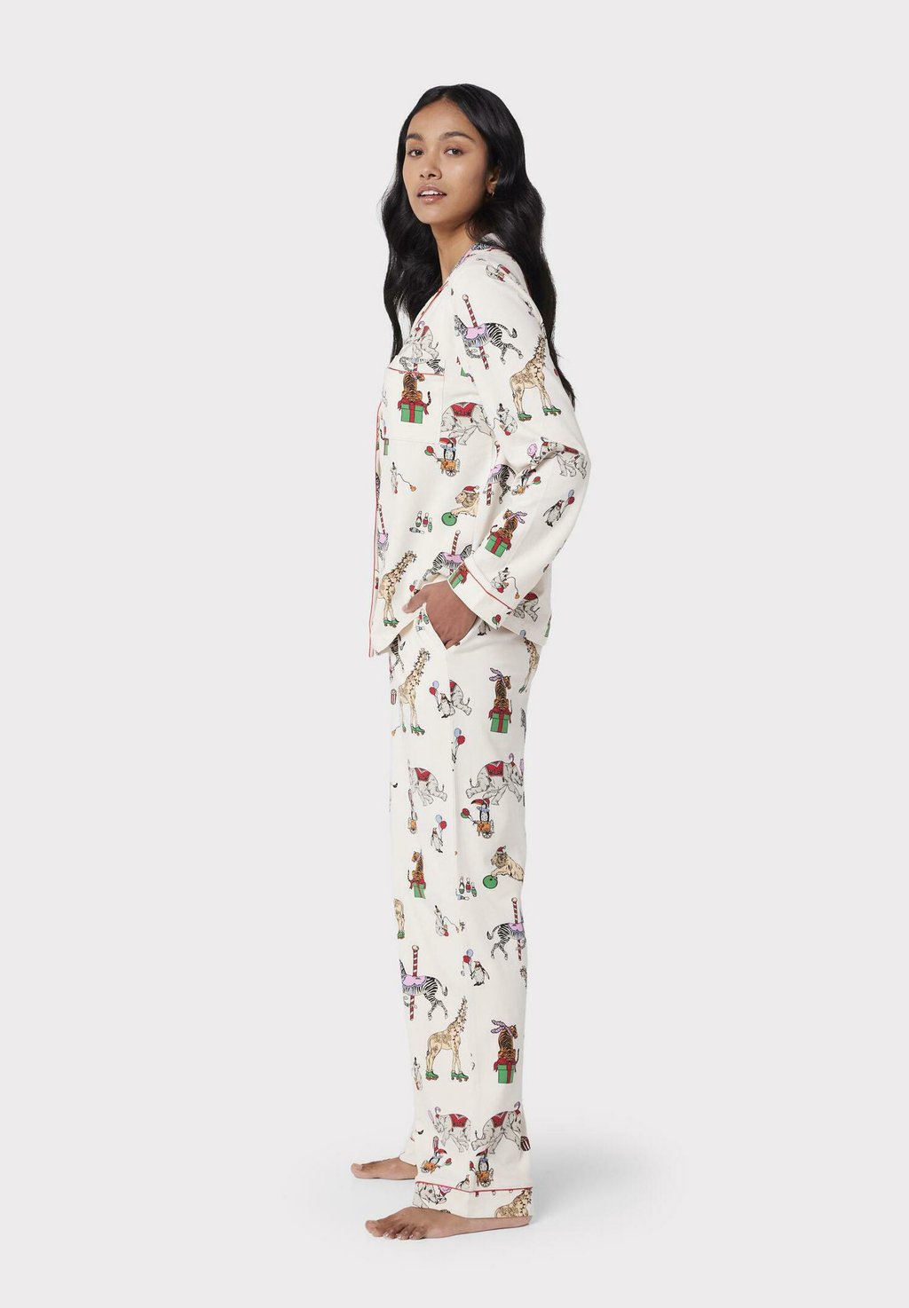 

Пижама CIRCUS ANIMALS PRINT SET Chelsea Peers, мультиколор