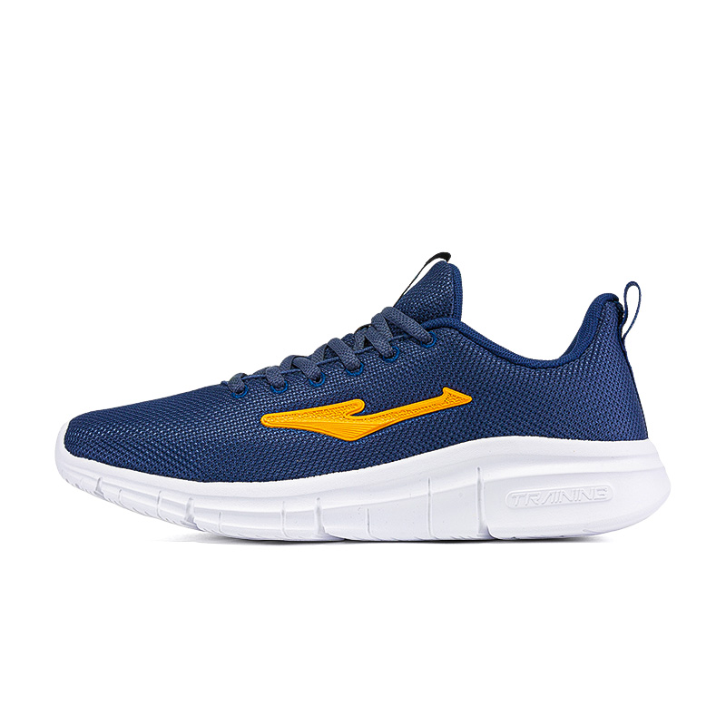 

Erke Легкие кроссовки Rebound Low Top для повседневного бега, мужские, сине-желтые