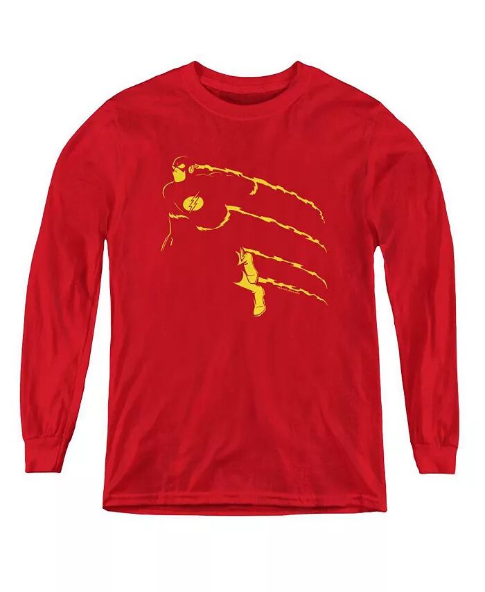

Мальчики Dc Youth DC Comics Min Длинные рукава Толстовка Flash, красный